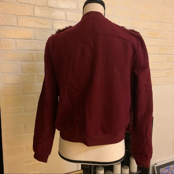 Wow ♥️ DVF Wool Rabbit Fur Bomber jacket - Picture 7 of 13